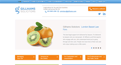 Desktop Screenshot of gillhams.com